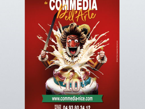 Affiche : FESTIVAL INTERNATIONAL DE COMMEDIA DELL’ARTE DE NICE